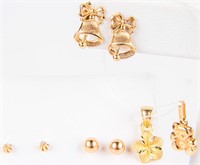 Jewelry 14kt Yellow Gold Earrings & Pendants