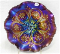 Flowers & Frames dome ftd ruffled bowl - purple