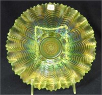Nippon PCE bowl w/ribbed back - lime green