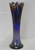 N's Thin Rib 11" vase - blue