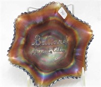 Ballard Merced Cal advertising ruffled bowl