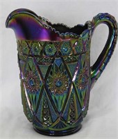 Diamond Lace water pitcher - purple