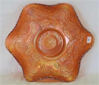 Ten Mums ruffled bowl - marigold