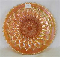 Fishscale & Beads 7" plate - marigold