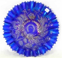 Good Luck PCE bowl w/ribbed back - blue