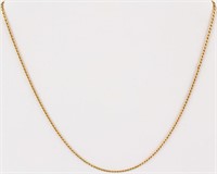 Jewelry 18kt Yellow Gold Twisted Chain Necklace