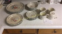 INTER-NATIONAL STONEWARE 20 PIECES