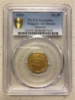 1849 $2.50 Mormon Gold Coin