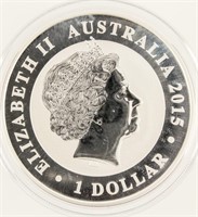 Coin 2015 Australia Kookaburra 1 Oz. Silver Dollar