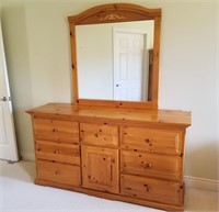 Pine Dresser With Lots Of Storage And