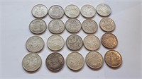 Canadian 50 Cent Coins 1953 - 1965