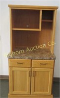 Oak Cabinet/Cupboard with 2 Roller Glided Drawers