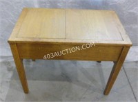 Wooden Oak Desk with Removable Top Surface