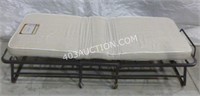 Serta Rollaway Portable Bed Cot w/ Foam Mattress