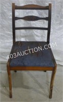 Vintage Cushioned Wooden Dining Chair