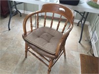 Wooden Chair & Cushion