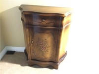 Floral Painted Side Table