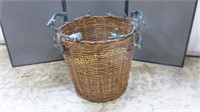 Metal & Grapevine Decorative Basket
