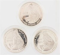 Coin (3) Leif Eriksson Proof Silver Coins