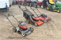 (3) PUSH LAWN MOWERS - CRAFTSMAN 20" MOWER WITH