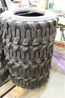 NEW (4) 12 X 16.5 SKID STEER 12-PLY TIRES