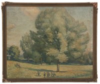 Alfred Sisley O/B Impressionist Landscape