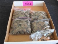 Wheat Pennies - Approx. 20lbs.