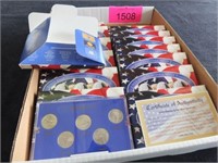 (15) Philadelphia Mint Quarter Collection Sets: 19