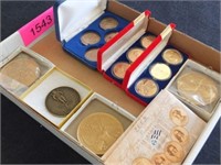 (9) Medal/Coin Group Sets