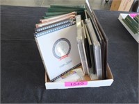 (14) Large Box Misc. Coin Books - empty