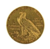 1913 Indian Head $5 Gold Piece