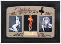 Framed Marilyn Monroe Ephemera