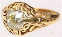 14K Gold & 2 Carat Diamond Ring