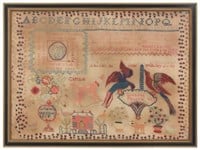Large Needlepoint Sampler by Susanna Percival