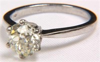 1.63 Carat Diamond & Platinum Ring