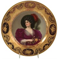 9.5 in. Royal Vienna Portrait Plate