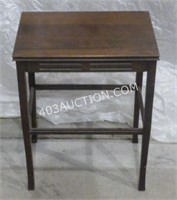 Four Legged Wooden Side End Table