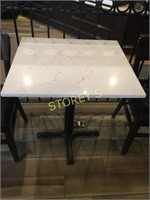 Marble Like Dining Table - 24 x 27