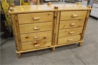 COLORADO LOG 8-DRAWER DRESSER,