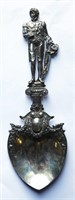 German Silver Figural Spoon,