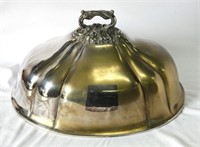Large 19th Century Silver Plated Meat Dome,