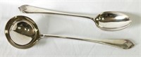 Wonderful Silver Plate Ladle and Basting Spoon,