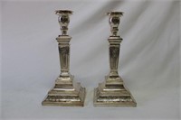 Pair of Classical Style Sterling Silver