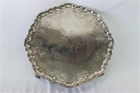 Rare George II Sterling Silver Footed Salver,