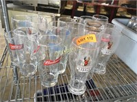 Asst Beer Glasses