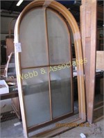 Arch with etched glass governor's office 86 x 44