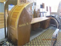 Curved State Library reception desk