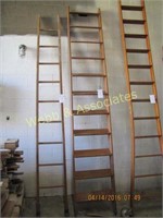 129 inch Library ladder no wheels