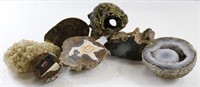 Collection of Stones- (5) Cut Geodes/ Rocks...