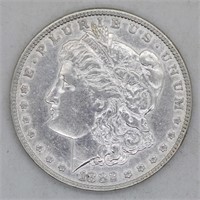 1882-P Morgan Silver Dollar A.U.